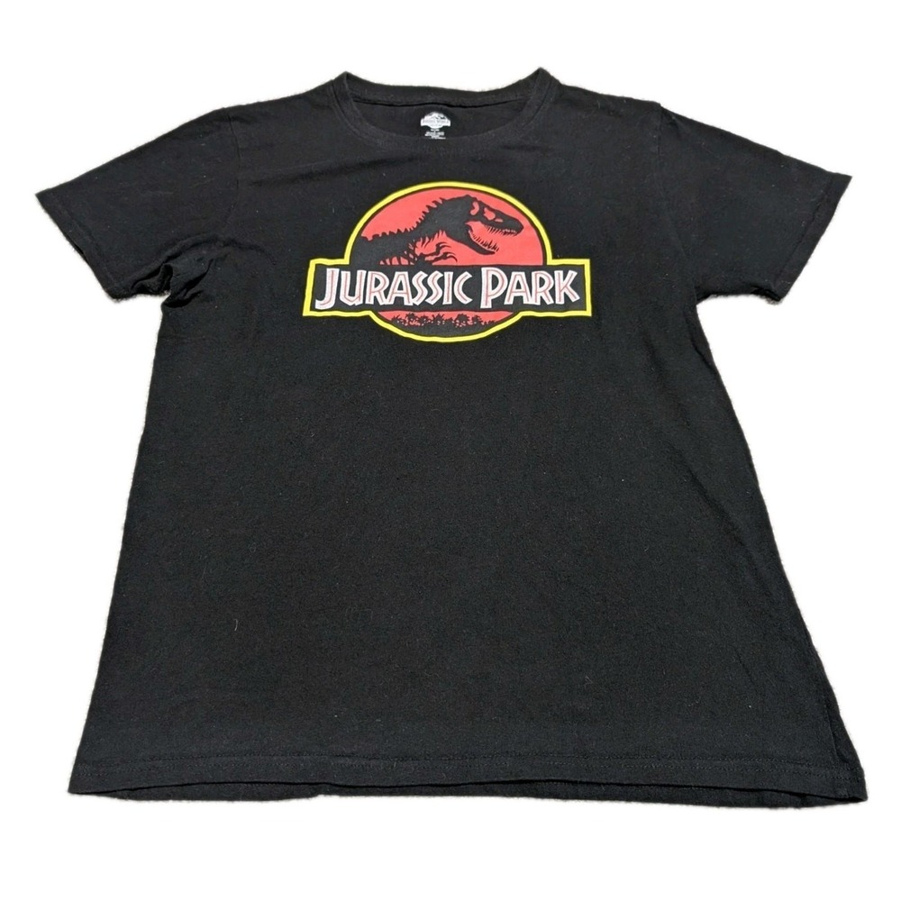 Jurassic Park Shirt L Adult Unisex T-Shirt Graphic Print Tee Cotton Classic Logo